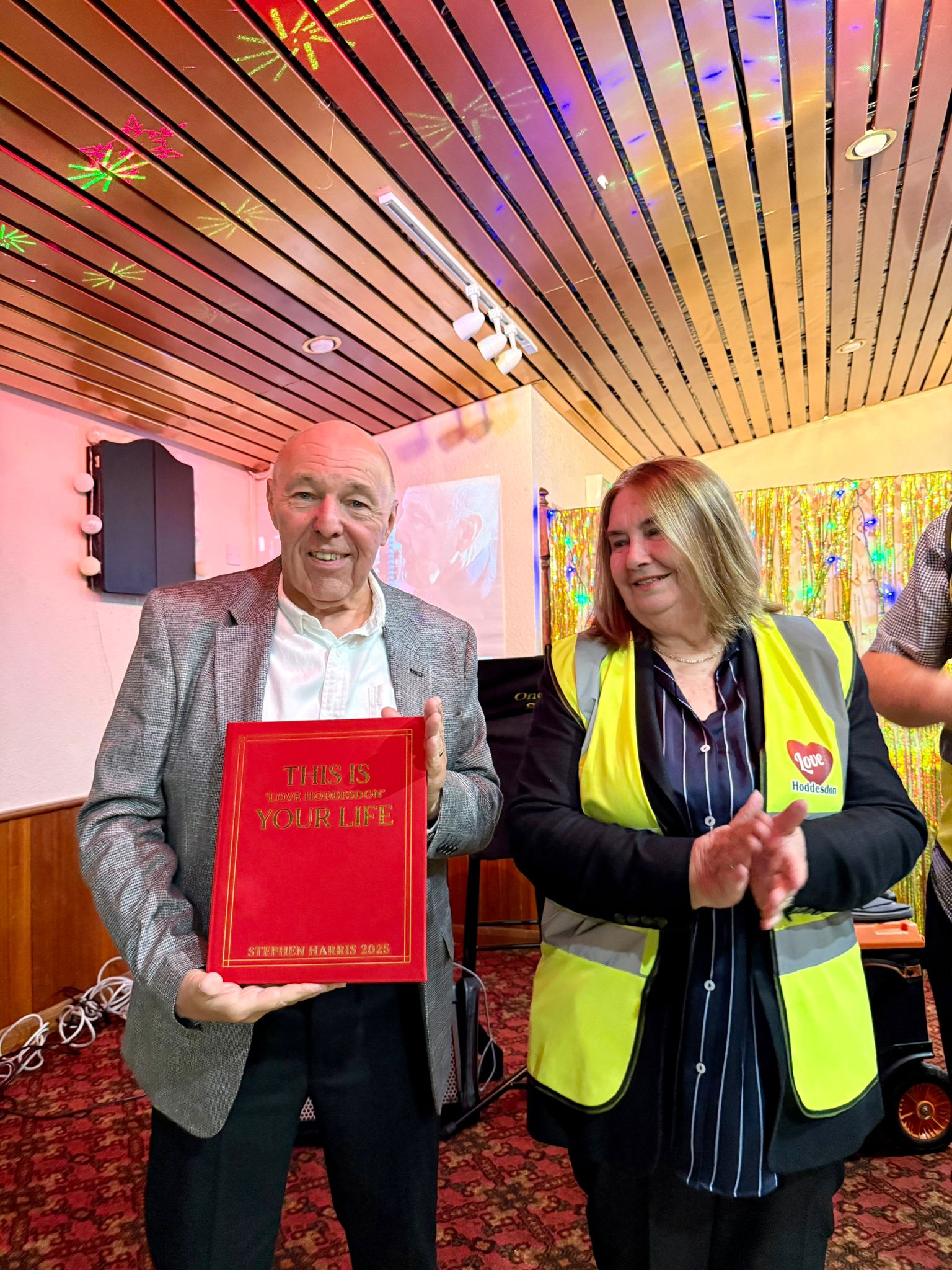 Big surprise on the BID's Events & Promotions Chair Stephen Harris